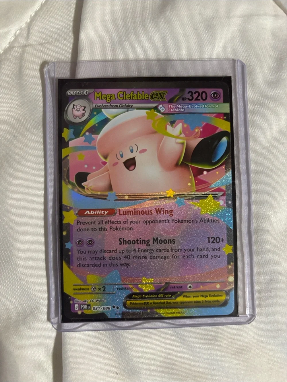 Mega Clefable EX & Mega Starmie Holos